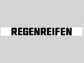 12cm Uniroyal Regenreifen Sockelwerbung